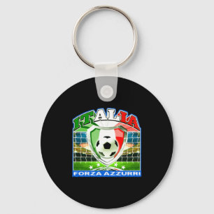 Italia Soccer T Shirt  Key Ring