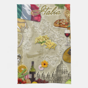 Italia Tea Towel