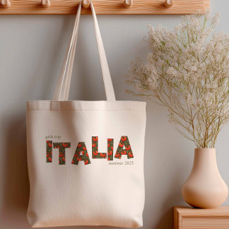 Italia Tomato Summer Girls Trip Tote Bag