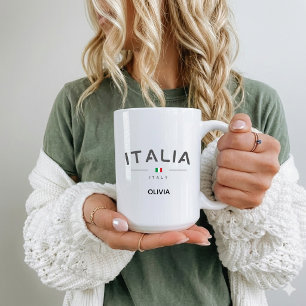 Italia Travelling italian flag italy vacation Coffee Mug
