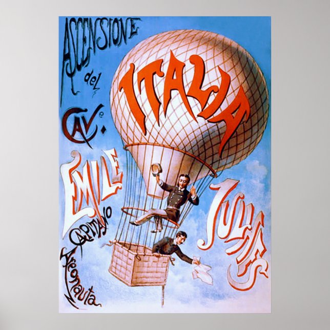 Italia ~ Vintage Advertising Poster (Front)