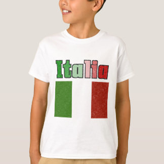 Italia Vintage Flag Kids T-Shirt