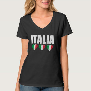 Italia Vintage Italian Flag Italy T-Shirt