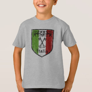 Italia Vintage Mediaeval Crest Kids T-Shirt