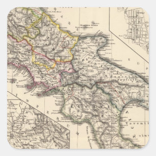 Italiae regiones IIIII, Sicilia Square Sticker