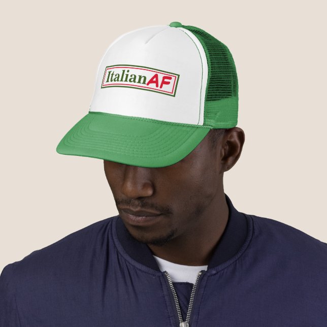 Italian AF Funny Trucker Hat (In Situ)