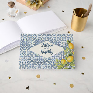 Italian Amalfi Themed Wedding Guest Book