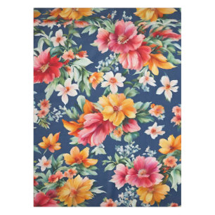Italian Amazing Summer Bright Floral Pattern Tablecloth