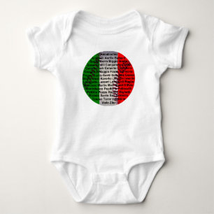 Italian American Baseball Players Baby Bodysuit