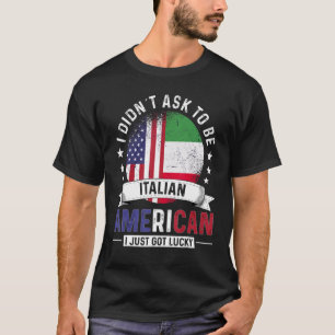 Italian American Countries Flags Pride Country Ita T-Shirt