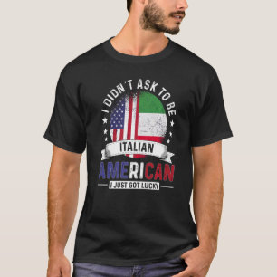 Italian American Countries Flags Pride Country Ita T-Shirt