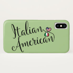 Italian American Entwined Hearts Cell Phone Case