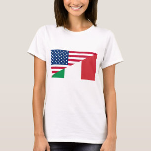 Italian American Flag Women's T-Shirt
