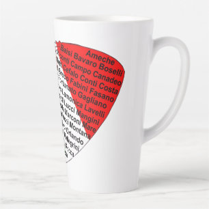 Italian American Football Players Latte Mug