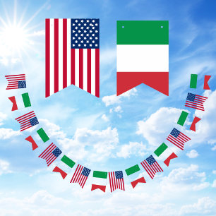 Italian-American Friendship Bunting