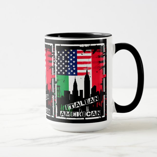 Italian American New York Coffee Mug (Right)