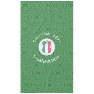 Italian Angel Christmas Flag Personalized Tablecloth
