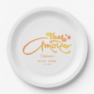 Italian Aperol Cocktail That's Amore Bridal Shower Paper Plate