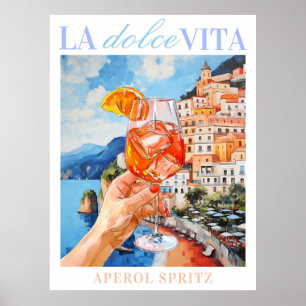 Italian Aperol Spritz Poster