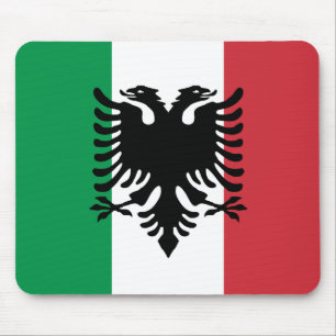 Italian Arberesh, Italy flag Mouse Mat