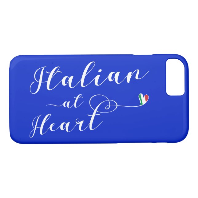 Italian At Heart, Italy Case-Mate iPhone Case (Back (Horizontal))