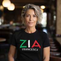 Italian Aunt Zia Green White Red