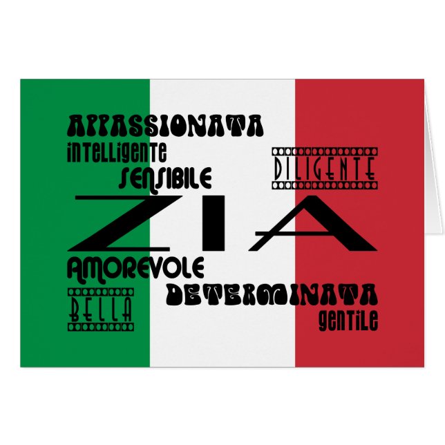 Italian Aunts : Qualities (Front Horizontal)