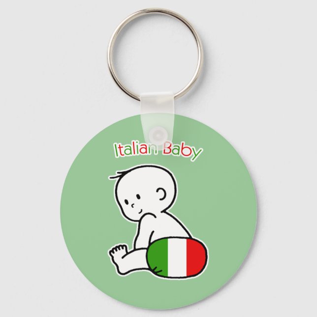 Italian Baby Key Ring (Front)