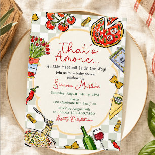 Italian Baby Shower That's Amore Invitation