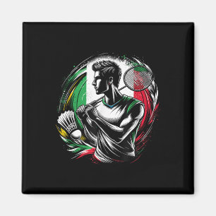 Italian Badminton Player Sportsman Athlete Coach Magnet