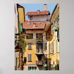 Italian Balconies Poster