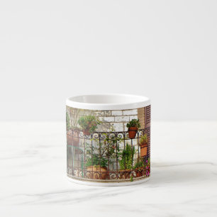 Italian Balcony Garden Espresso Cup