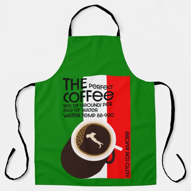 Italian Baristas  Apron (Front)