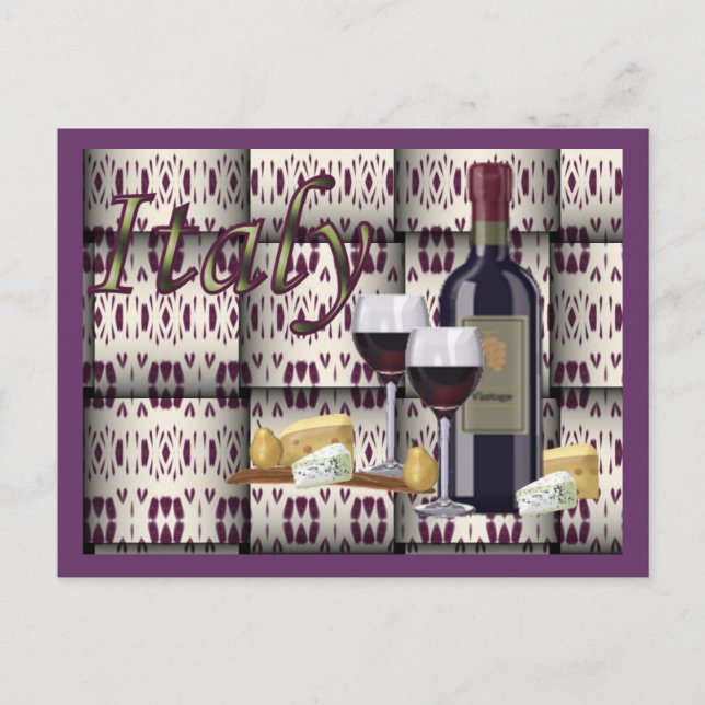 Italian Basket Postcard (Front)