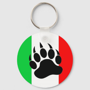 Italian Bear Pride Key Ring