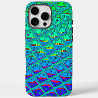 Italian Blue Mermaid Motif Art Print iPhone 16 Pro Max Case