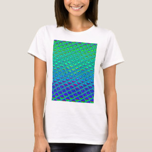 Italian Blue Mermaid Motif Art Print T-Shirt
