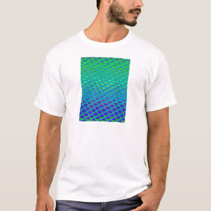 Italian Blue Mermaid Motif Art Print T-Shirt