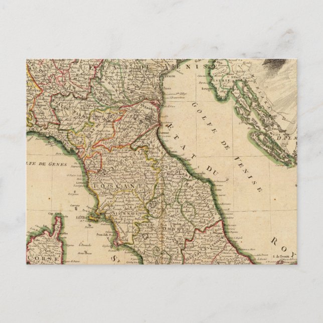 Italian Boarder Coutries Postcard (Front)