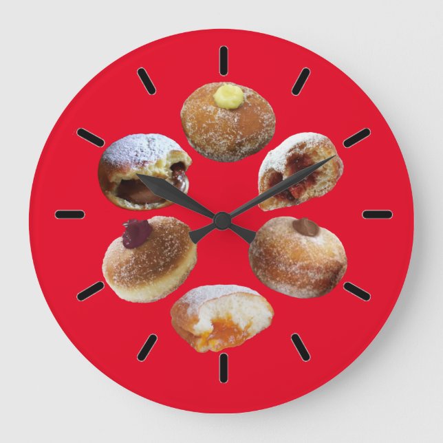 'Italian Bomboloni' Wall Clock (Front)