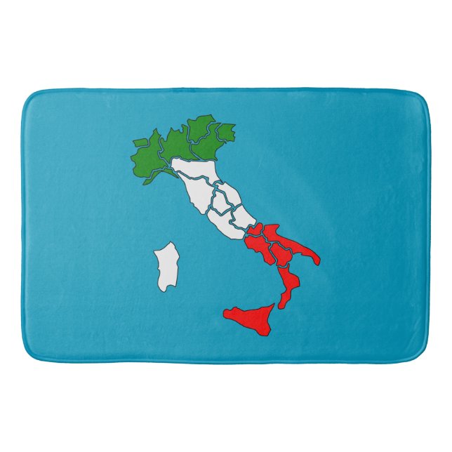 Italian boot bath mat (Front)
