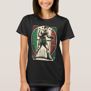 Italian Boxer - Vintage Boxing Flag Italy T-Shirt