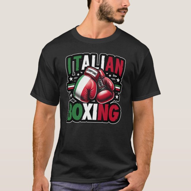 Italian Boxing (Campione)  T-Shirt (Front)