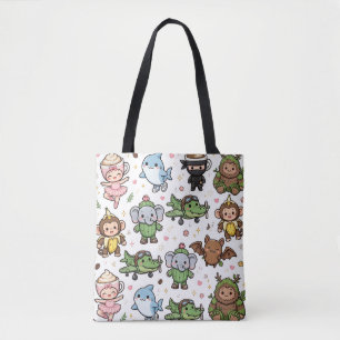 Italian Brainrot All Stars Doodle Tote Bag