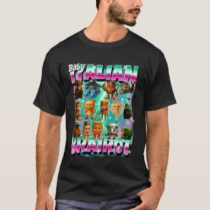 Italian Brainrot Baby Ai Generated Animals Gen Z F T-Shirt
