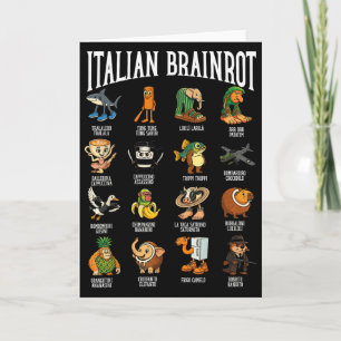 Italian Brainrot Ballerina Ino Character Meme Mix  Card