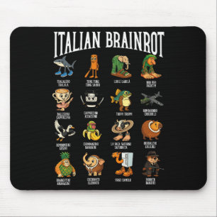 Italian Brainrot Ballerina Ino Character Meme Mix  Mouse Mat