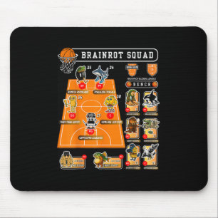 Italian-brainrot Basketball Squad Sport Meme Funny Mouse Mat
