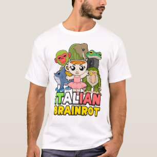 Italian Brainrot Characters T-Shirt