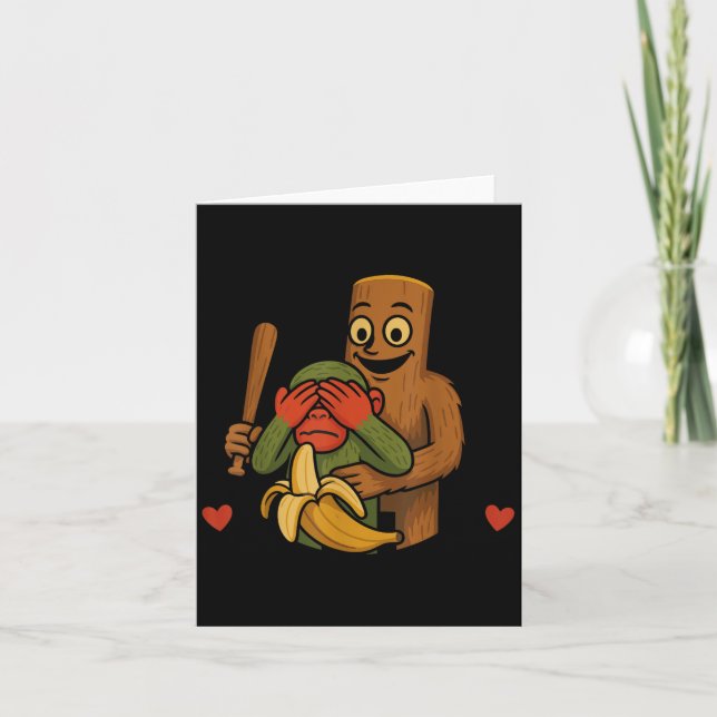 Italian Brainrot Chimpanzini Bananini Tung Sahur K Card (Front)